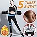 Sauna Suit for Women Weight Loss, Women's Sweatsuits, Sauna Sweat Suit - Sauna Vest ＆ Pants Slimming Workout Body Shaper,M,Black