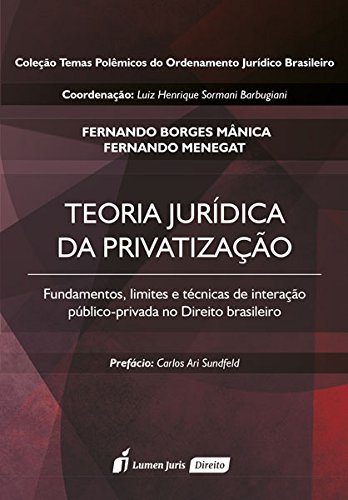 Capa de Teoria Jurídica da Privatização