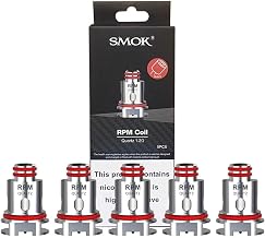 SMOK RPM 1.2 Ohm Quartz Coils Pack of 5 - MTL Vaping - Fast Heat Up - Mesh | Works with RPM40/RPM80/Nord2/Nord4/IPX80/ScarP3/ScarP5; Best at 12W; Superior Throat Hit, No Nicotine