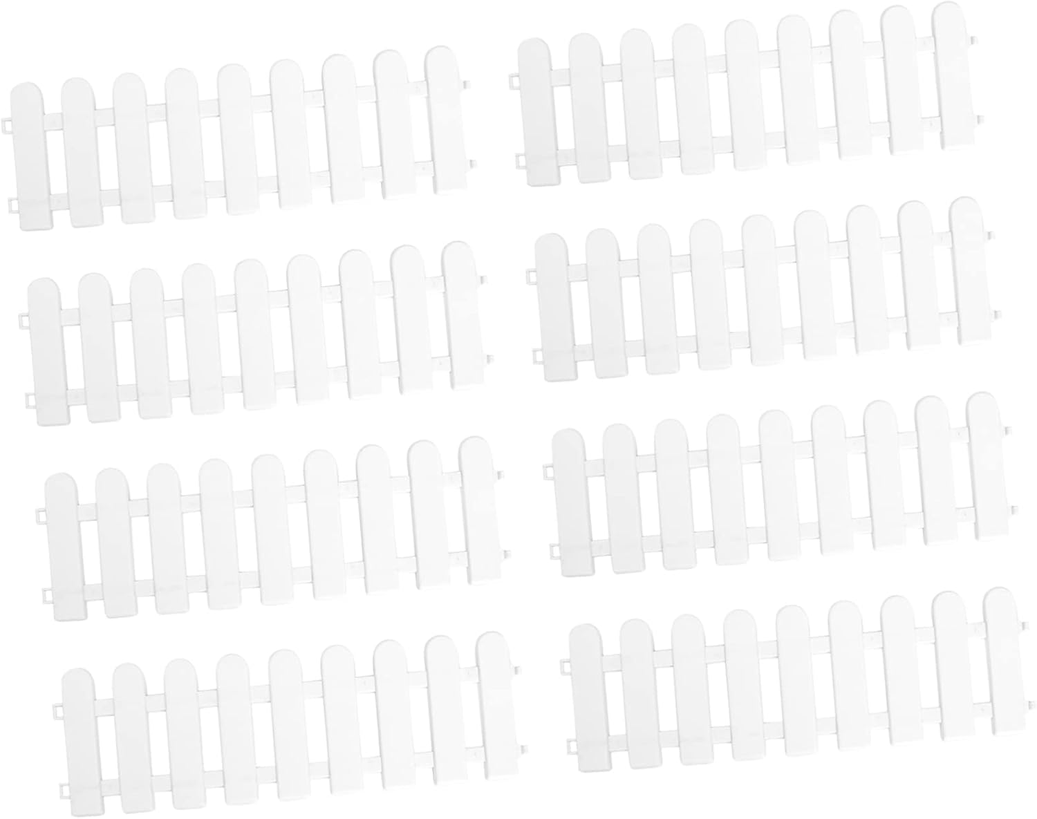 8Pcs Decorative Fence Chic DIY Outdoor Fence for Garden Borders Durable Edging for Beautiful Landscaping for Patios and Flowerbeds