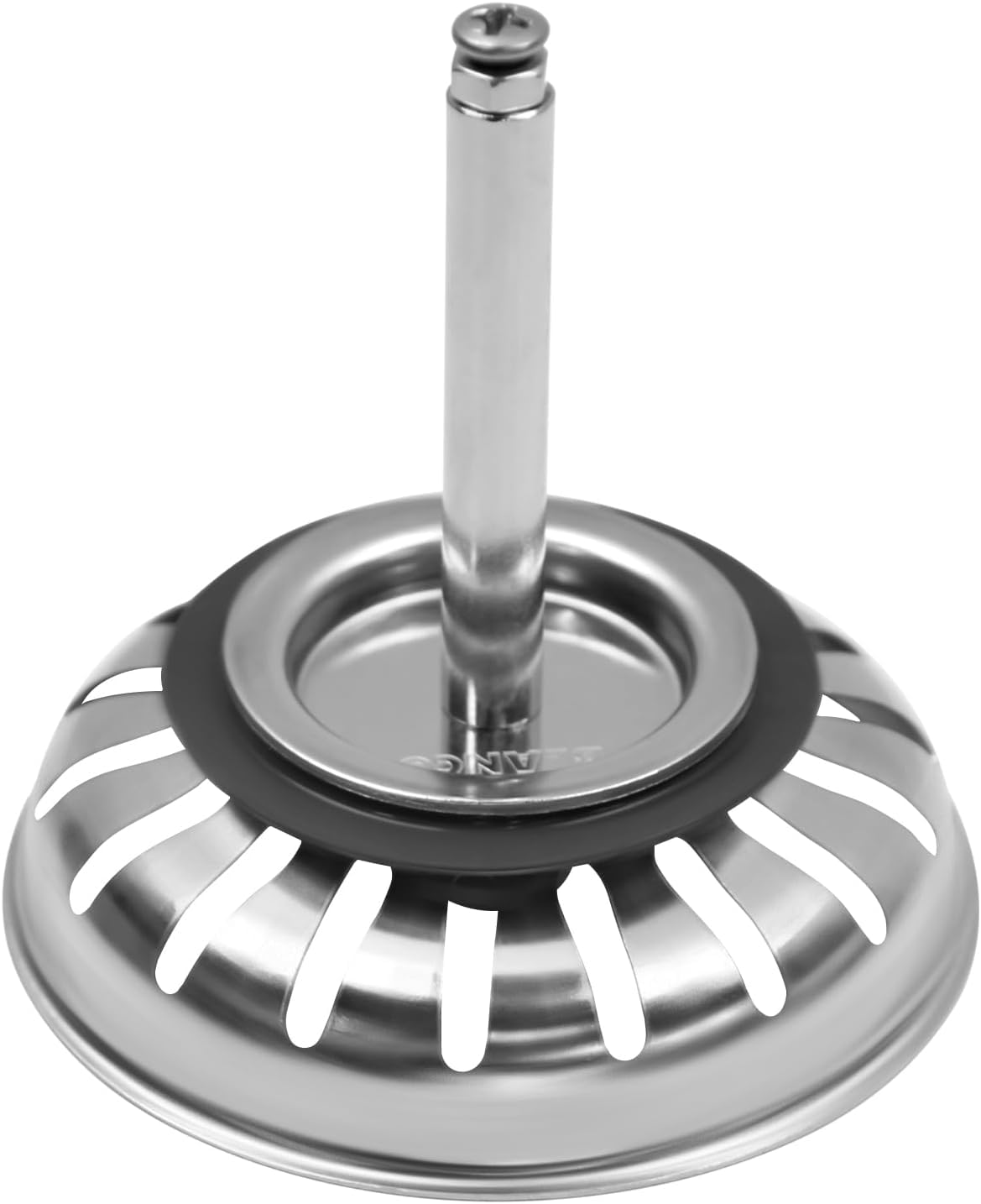 Blanco 119146 - Escurridor de Acero Inoxidable con piñas para manejo excéntrico (7,9 cm, 18 Ranuras de desagüe, artículo Original)