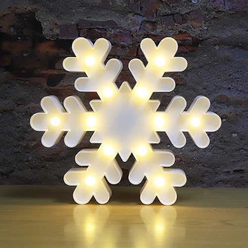 Vicila Snowflake LED Marquee Sign Christmas Light