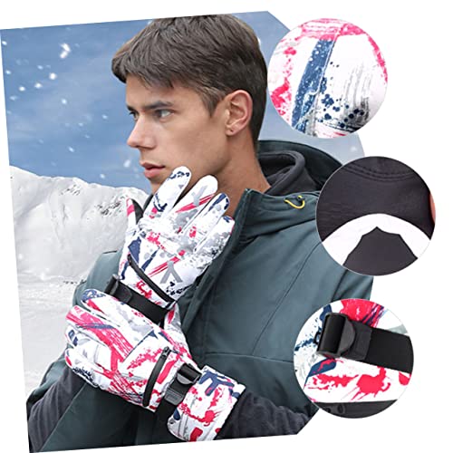 BESTYASH 4 Pares Luvas De Esqui Luvas De Masculina Luva De Esqui Quente Luvas De Bicicleta Luvas De