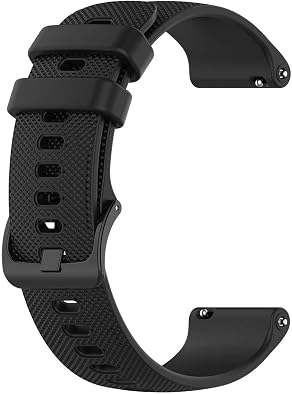 Easy Change Silicone Replacement Soft Rubber Watch Band - Interchangeable Quick Release Strap for Men Women - Choose Color and Width - 16mm,18mm, 20mm, 22mm Sbands