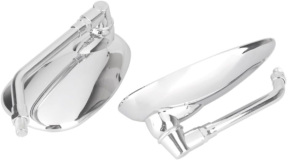 GZYF Pair Motorbike Rearview Side Mirror Rearview Mirror Left & Right Side for Yamaha XVS400 XVS1100 XVS1300 XV1900 XV1700 XV1600 FZ6N FZ1N For MT-01
