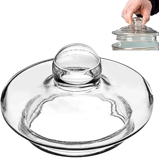 Replacement Lid for Glass Beverage Dispensers – Mason Jar Drink Dispensers, Cookie and Candy Jars, Glass Jugs, 1 Gallon Beverage Dispenser Lid (INNER DM 3.5"-5" (1GL))