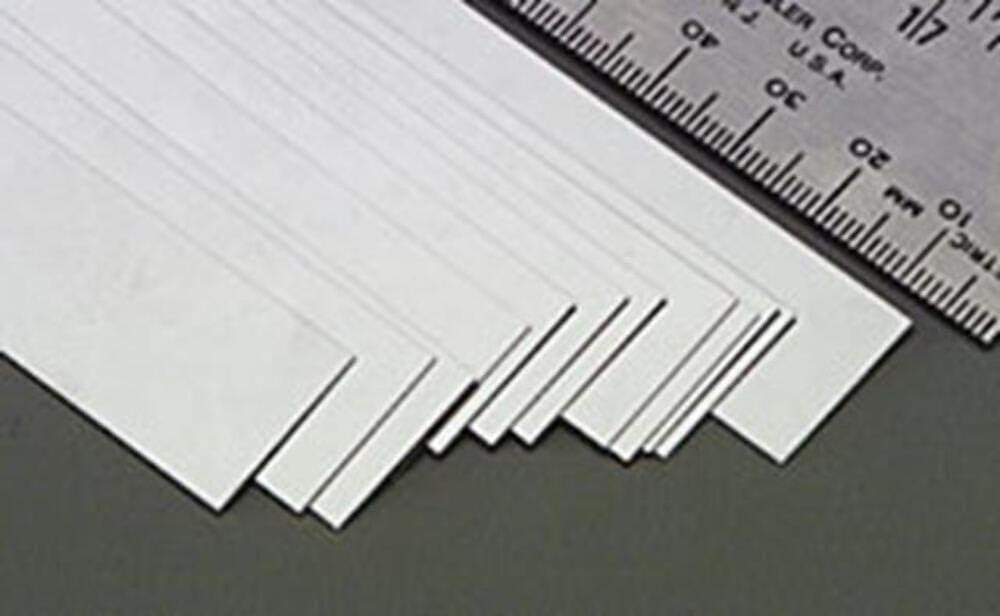 K&S Strip 0.010" X 3/4" W X 12" L Stainless Steel - 430 Carded