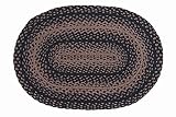 IHF Home Decor | Ebony Premium Braided Collection | Primitive, Rustic, Country, Farmhouse Style | Ju