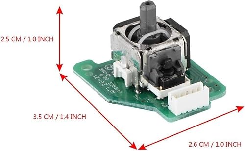 Retrogame Joysticks Analogiques de Remplacement pour Nintendo Wii U GamePad, Set Gauche et Droite avec PCB – vue 3