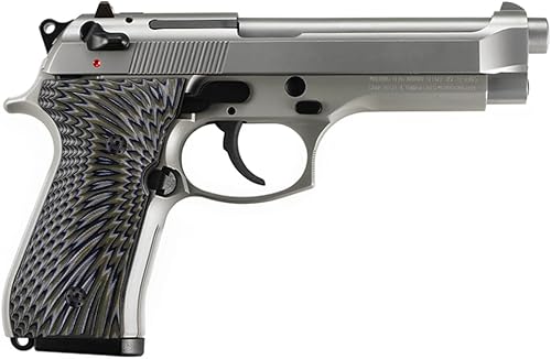 Miniatura 3 de Cool Hand Empuñaduras G10 para Beretta 92FS, tamaño completo 9296, m9, 92a1, 96a1, 92 INOX, textura de ondaexplosión solar, juego de tornillos