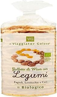 il Viaggiator Goloso Gallette Mais con Legumi Bio 120g