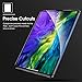 [3 Pack] OMOTON Screen Protector Compatible with iPad Air 5th Generation 2022/iPad Air 4th Generation/iPad Pro 11 Inch (2021,2020,2018) Tablet - Tempered Glass Compatible with iPad Air 5/4 10.9 Inch