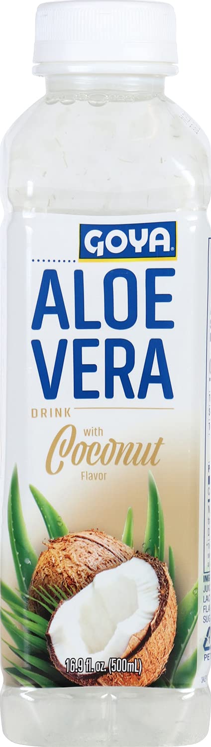 Goya Foods Goya Aloe Vera Drink With Coconut Flavor, 16.9 Fl Oz (Pack of 12)