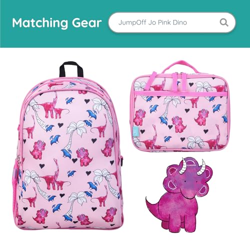 Image of Pink Dino Overnighter Duffel Bag