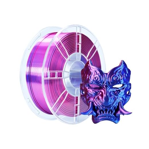 ⚡ iBOSS Silk PLA Plus Filament 1.75mm+/-0.02mm, Silk Dual Color Blue Red 3D Printer Filament, Shiny Coextrusion PLA+ Filament, Color Change Filament 3D Printing Filament 1kg/2.2lb, Silk Red Blue