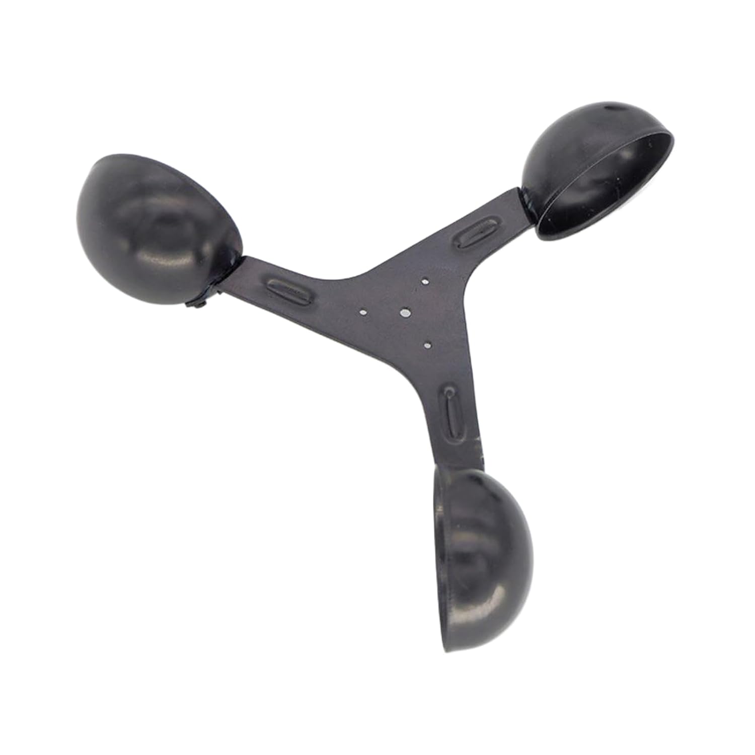Meteorological Instrument Three-Cup Wind Speed and Direction Sensor(Black)