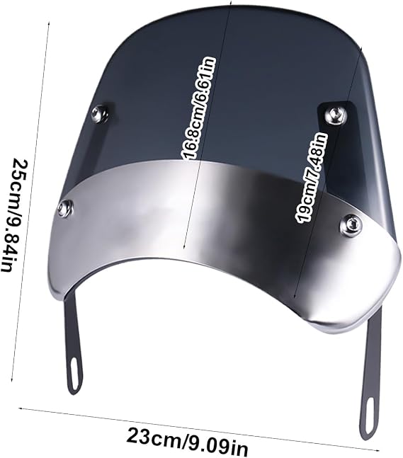 Motorcycle Windshield Retro Motorcycle Front Windshield