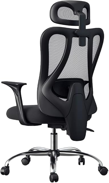 Hbada Ergonomic Chair Adjustable Backrest Height Computer Chair, Rotatable Lifting Lumbar Support and High-Density Breathable Mesh Desk Chair