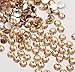 Beading Station 1440-Piece Flat Back Brilliant 14-Cut Round Rhinestones, 3mm-10ss, Champagne