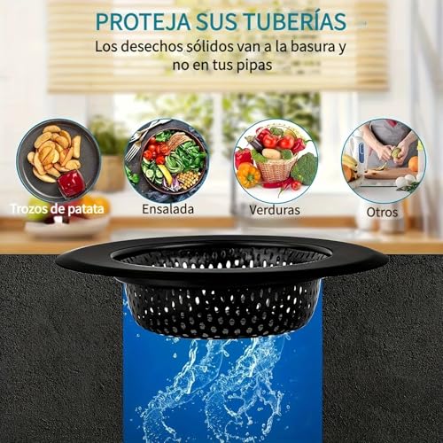 2 filtros para fregadero de acero inoxidable miniatura 2