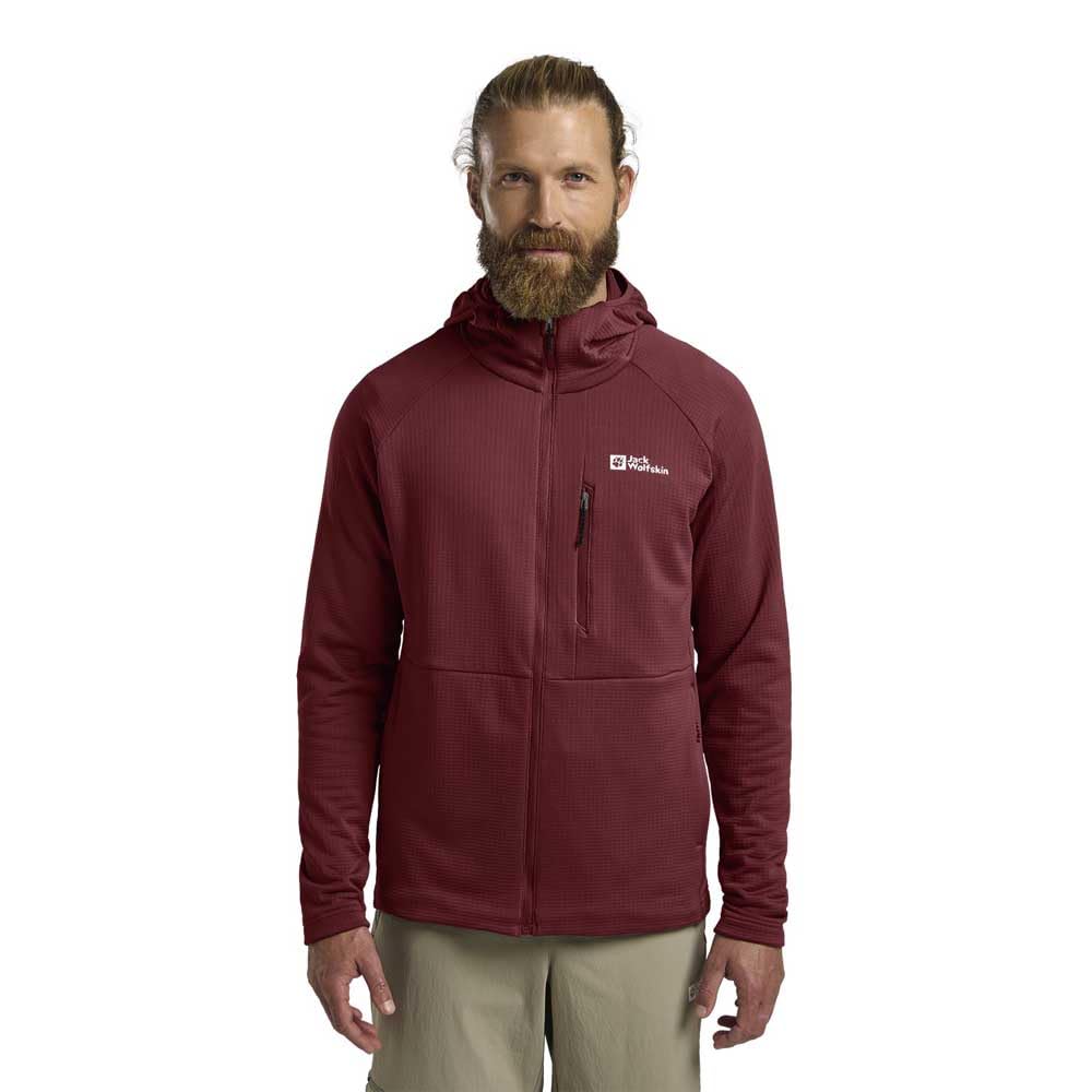 Jack Wolfskin Men's Kolbenberg Hooded Fz M Fleece Jacket