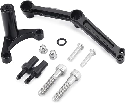Motorcycle Carbon Fiber Steering Damper Stabilize Bracket CNC Mount Kit For Ducati Monster 821 797 1200 S Bracket