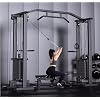 Cable Crossover Machine, Dual Weight Stack, Functional Training Center, Professional Power Rack for Strength Training