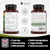 Ashwagandha KSM 66-365 (6 Months Supply) 1200mg Vegan Tablets Pure High Strength Root Extract - Ashwagandha KSM Tablets Supplement (not Capsules or Gummies) Non-GMO & UK Made (6 Months Supply) - Image 7