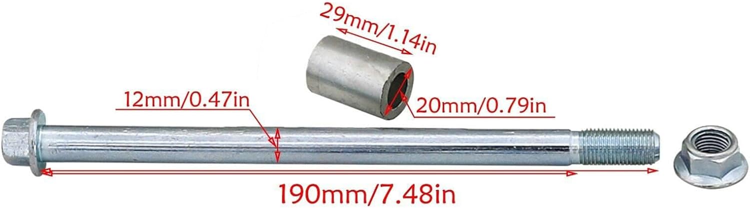 10" Front Wheel 2.50-10 Tire Rim + Front Forks Shock + 7/8" Handlebars + Axle for XR CRF 50 XR50 CRF50 TTR50 PW50 50cc 70cc 90cc 110cc 125cc Dirt Pit Bike Coolster SSR