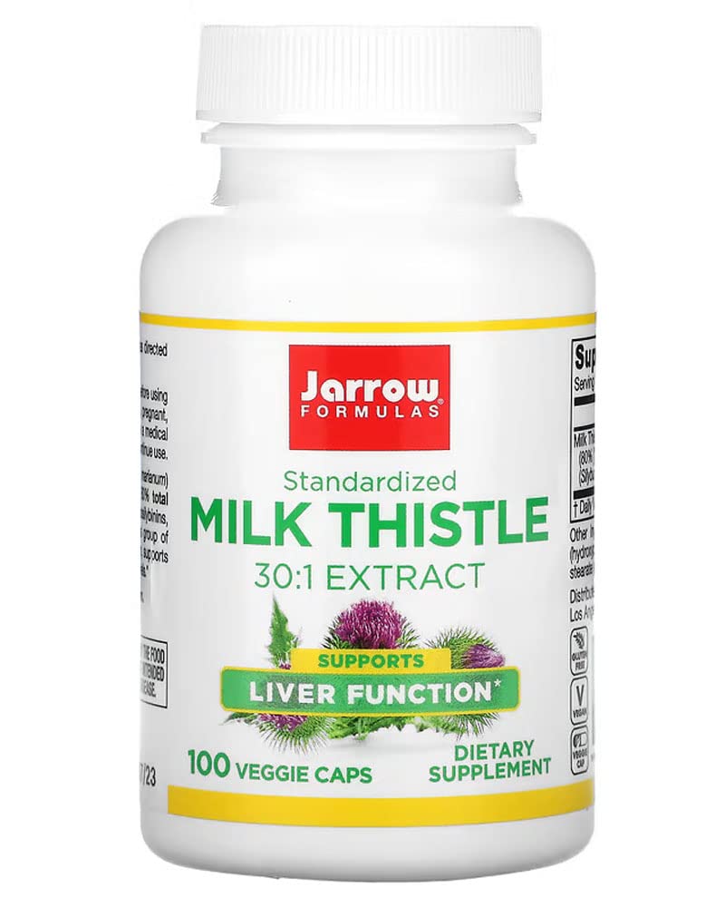 Jarrow Formulas Milk Thistle, 100 Caps 150 mg Amazon.in Health