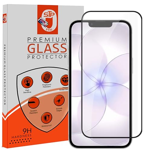 Image of STP FEEL Premium Tempered Glass Screen Protector Guard Compatible For iPhone 17e 5G (6.1 Inch, Pack of 1) | Edge to Edge Coverage With Easy to installation kit for Smartphone