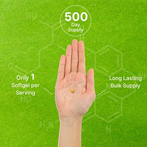 Deal Supplement Folic Acid 1000 Mcg (1 Mg), 500 Coconut Oil Softgels | Bioavailable Prenatal Vitamins (Vitamin B9) – 1,667 Mcg Dfe – Easy To Swallow, Non-Gmo, & No Gluten #TOP4