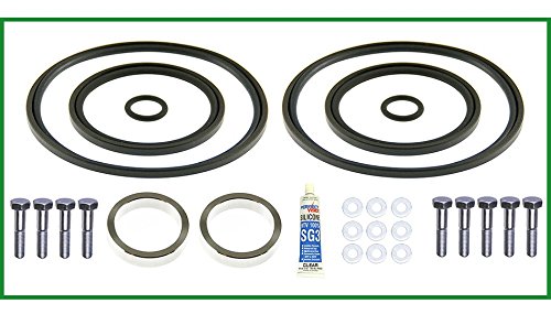 X8R Double Twin Dual Vanos Seals Upgrade Repair Set Kit Compatible With Bmw 3 Series E46 1998-2005 6 Cylinder M54 / M56 Engine Models Part # X8R41 #TOP6