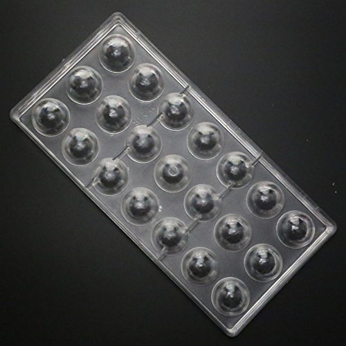 Grainrain Polycarbonate Chocolate Mold Polycarbonate Chocolate Bar Mould Bullet Clear Hard Plastic Candy Pastry Tools - Big Size (19322) #TOP1