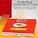 Franklin Sports Kansas City Chiefs NFL Storage Bin - Collapsible Cube Container + Basket - NFL Office, Bedroom + Living Room Décor - Folding Storage Bin for Football Fans - 11