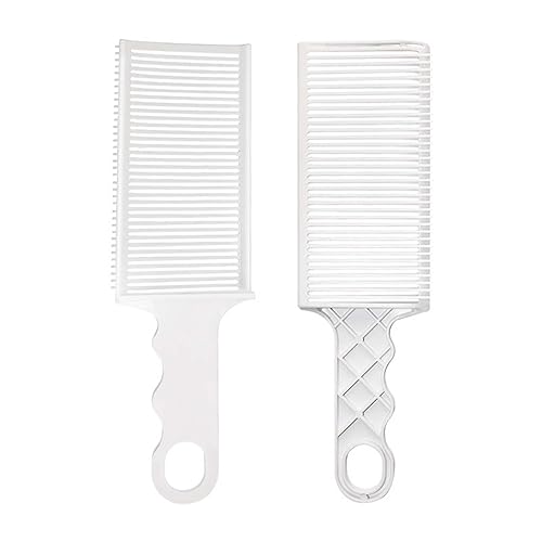 Miniatura 3 de Esquirla Peines de desvanecimiento de la parte superior plana, peine de corte de pelo, accesorios profesionales herramienta de peluquería Clipper
