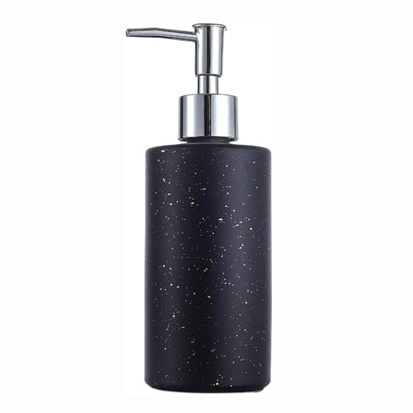 Kxaoxgrc Nero Glass Soap Lotion Dispenser Set, Hand Soap Dispenser Glass Pump 350Ml Black White Kitchen Bathroom Size B(,B)
