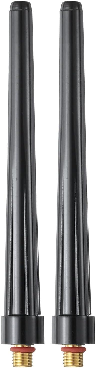 HARFINGTON 2pcs TIG Back Cap 41V24 Fit Welding Torch WP-9, WP-20, WP-25 Long Back Cap for TIG Torch Part Accessory Replacement Part