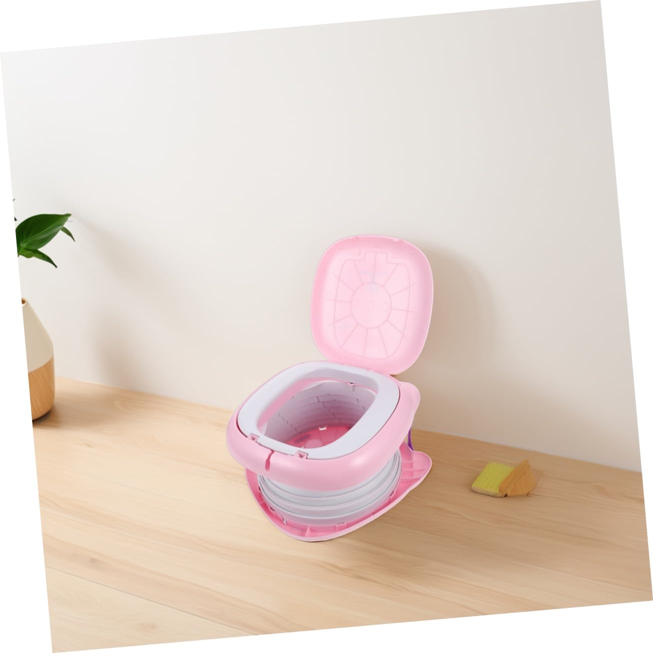 Baño Portátil Para Inodoro De Entrenamiento Asiento Plegable Para Coche Camping Orinal De Viaje Para Exteriores