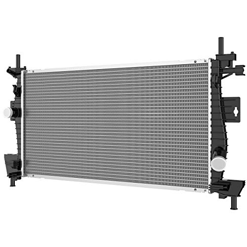 DWVO Radiator Complete Radiator Compatible with 2012-2018 Ford Focus S SE SEL Titanium Trend Electric L4 2.0L DWRD1075 12-18 Focus radiator