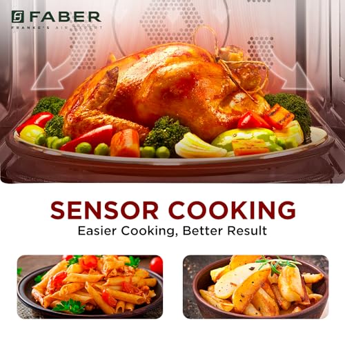 Image of Faber FMW Instacook 30C Standalone 29L Microwave Oven |900W|10 Auto Cook Menu|Digital Panel|Reheat & Defrost|Glass Turntable|Child Safety Lock|Easy Clean Coating|Power Level 5|2 Yrs Warranty|Black