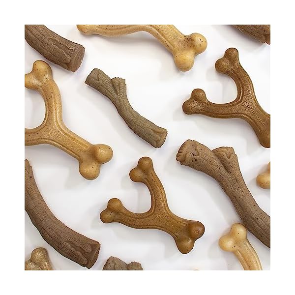 Nylabone Gourmet Style Strong Chew Wishbone Dog Toy Wishbone Bacon Large/Giant (1 Count) Nylabone Gourmet Style Strong Chew Wishbone Dog Toy Wishbone Bacon Large/Giant (1 Count)