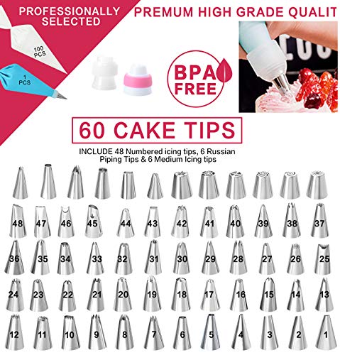 image for M MCIRCO 464 PCS Cake Decorating Supplies Kit with Baking Supplies, Sp