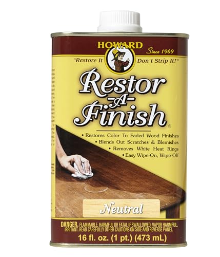 Howard Products RF1016 RF3016 Restor-A-Finish, 16 oz, Neutral