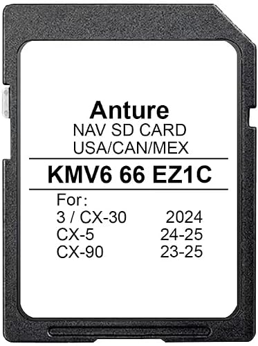 Anture 2026 Update Navigation SD Card for CX-5 (2024-2025), CX-30/3 Hatch (2024), CX-90 (23-25) - 32GB Offline GPS Map for Road Trips - No Signal Required, Works with HUD