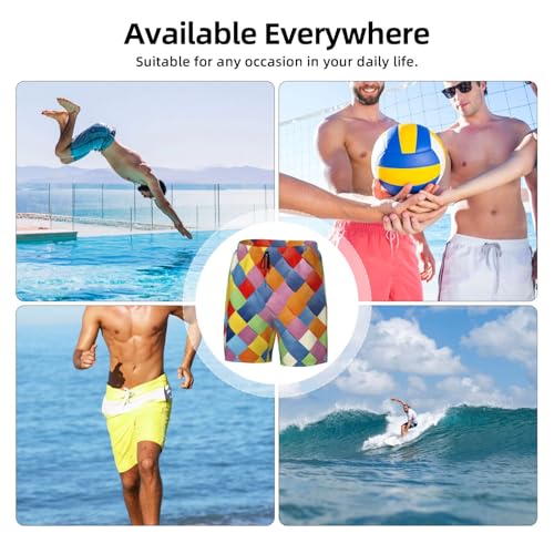 Maillot de bain homme avec doublure compression short de plage séchage rapide