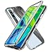 Produktbild Handyhülle Kompatibel für Xiaomi Mi CC9 Pro / Mi Note 10, 360 Grad Protection Magnetische Adsorption mit Eingebauter Magnet Hartglas Flip Hülle Ultra Dünn Stoßfest Anti-Fall Handytasche - Silber