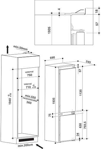 Frigoriferi da incasso Hotpoint BCB 4010 AA E O3 : Amazon.it: Grandi  elettrodomestici