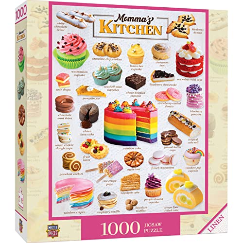 MasterPieces Jigsaw Puzzle 1000 Pieces for Adults - Momma's Kitchen, 19.25"x26.75", Unisex, Problem Solving, Hand-Eye Coordination, Ages 12+