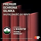 K&N Wymienny filtr powietrza kompatybilny z Ford C-Max/Ford Escape/Focus/Grand C-max/Kuga/Tourneo/Transit Connect & Lincoln MKC i Mazda 3/5 1.6D i Volvo C30/C70/S40/V40/V50/V70 2007- (E-2993)